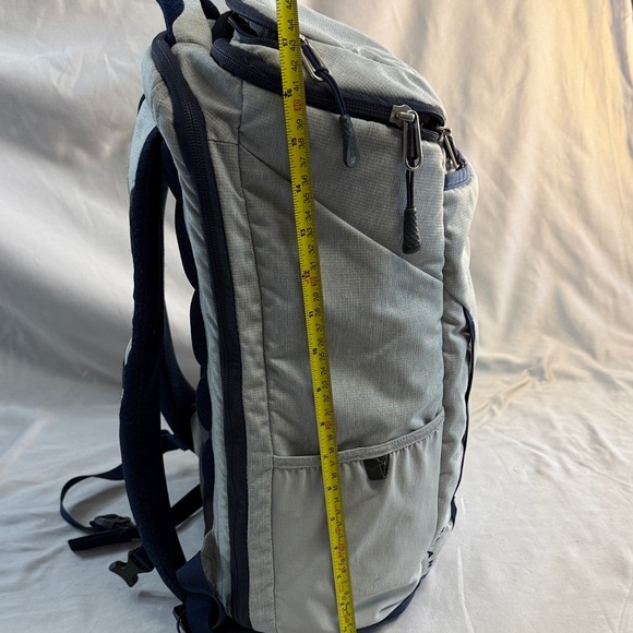 The North Face Light Grey and Navy Travel, School, and Work Backpack - Picture 10 of 13